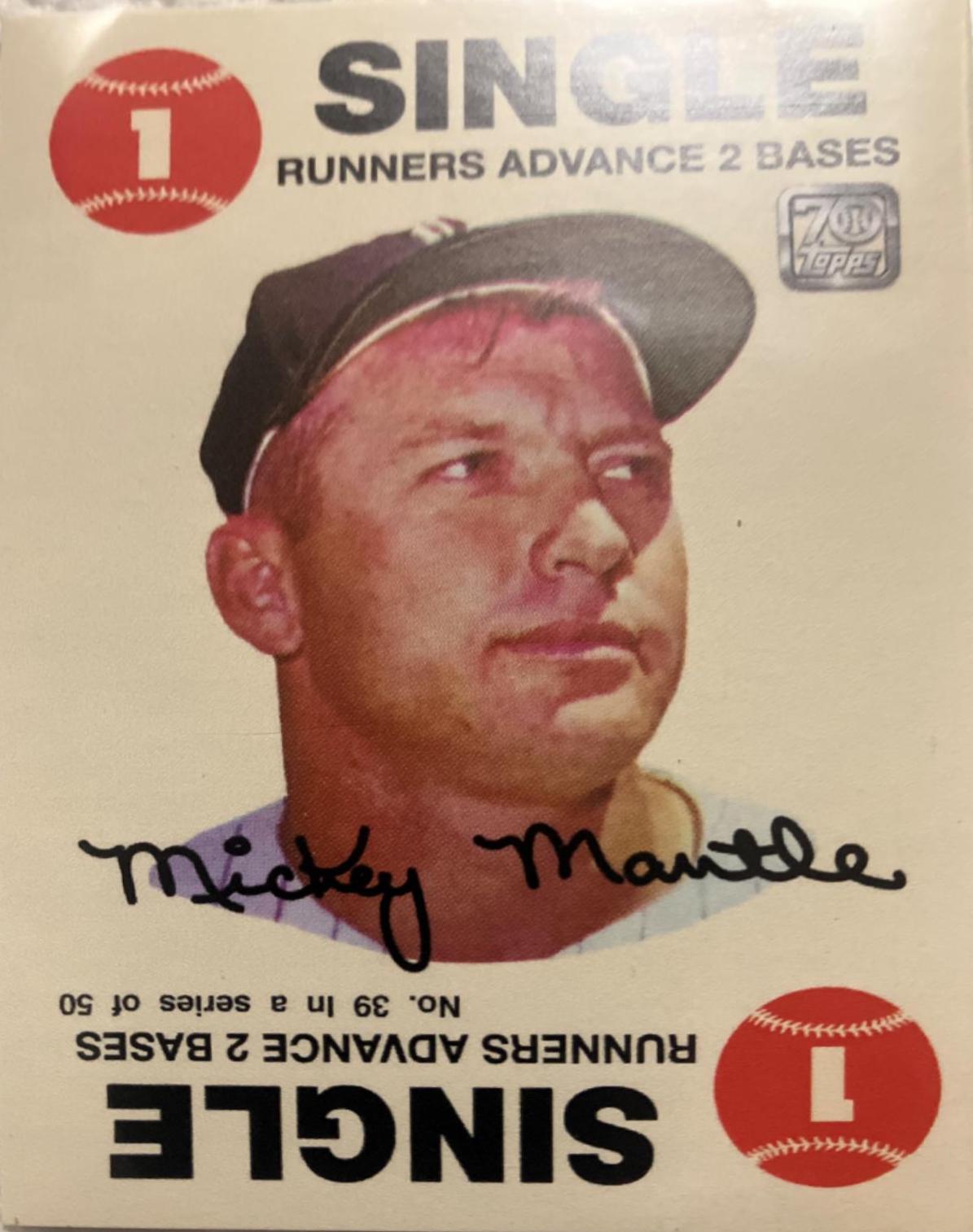 Maickey Mantle #39 2021 Topps X Mickey Mantle Baseball