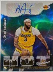 Anthony Davis #HS-AD Basketball Cards 2022 Panini Hoops Hot Signatures