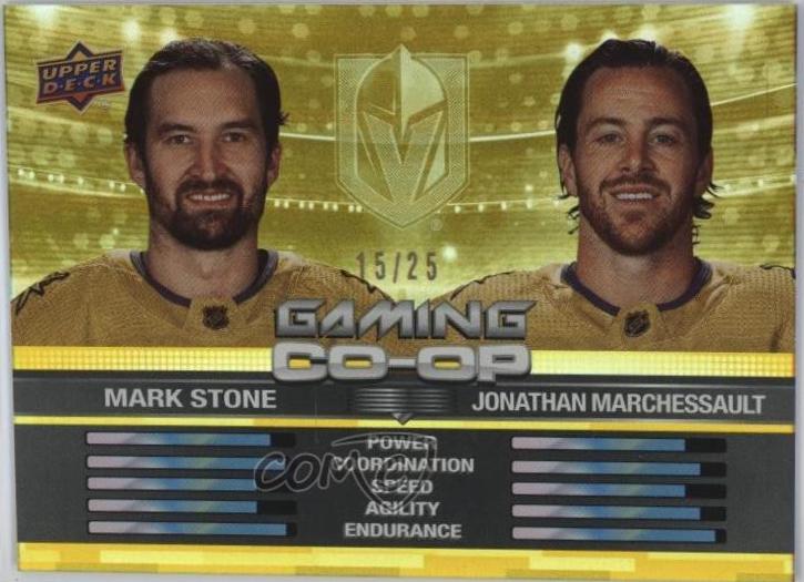 Mark Stone / Jonathan Marchessault [Gold] #CGO-9