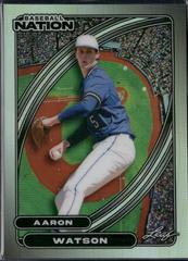Aaron Watson #1 Baseball Cards 2026 Leaf Baseball Nation Prices