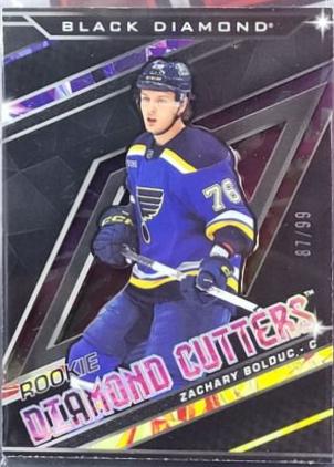 Zachary Bolduc #RDC-ZA Hockey Cards 2024 Upper Deck Black Diamond Rookie Diamond Cutter