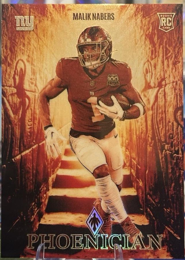 Malik Nabers #7 Football Cards 2024 Panini Phoenix Phoenician