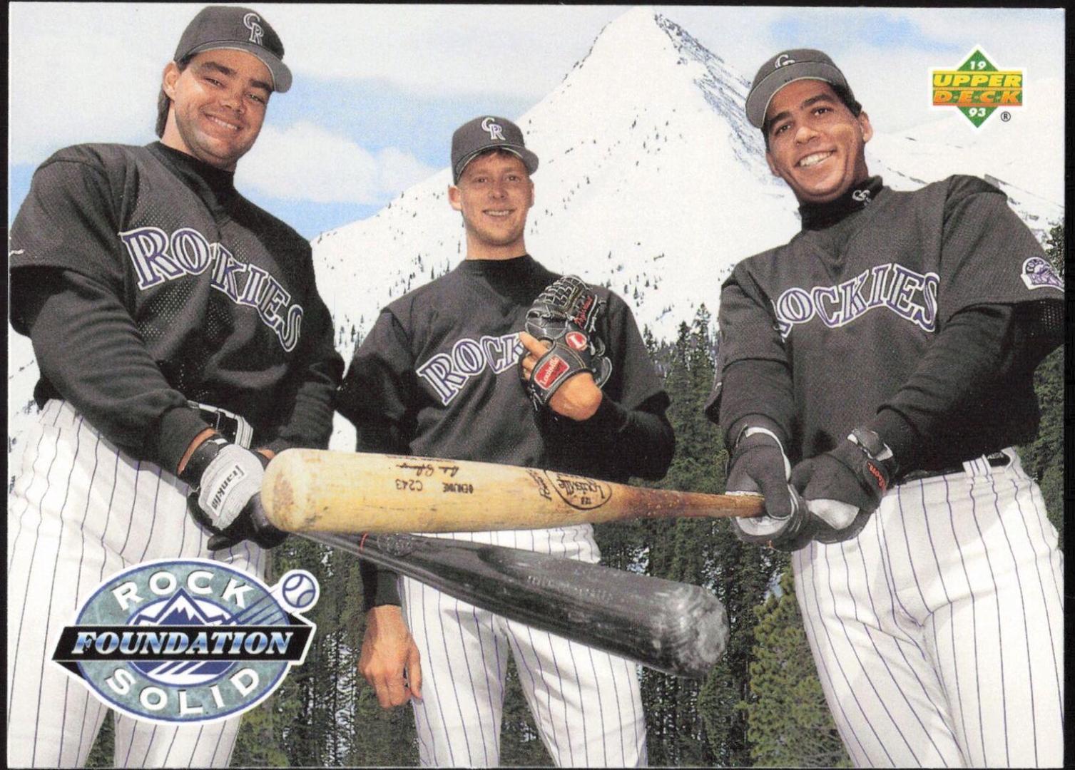 Dante Bichette, Dave Nied, Andres Galarraga #478 Baseball Cards 1993 Upper Deck