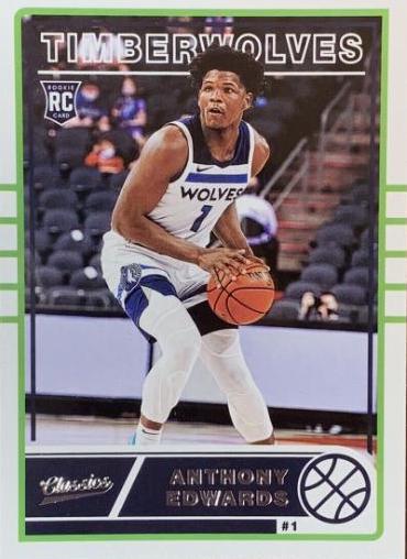 Anthony Edwards #635 Basketball Cards 2020 Panini Chronicles
