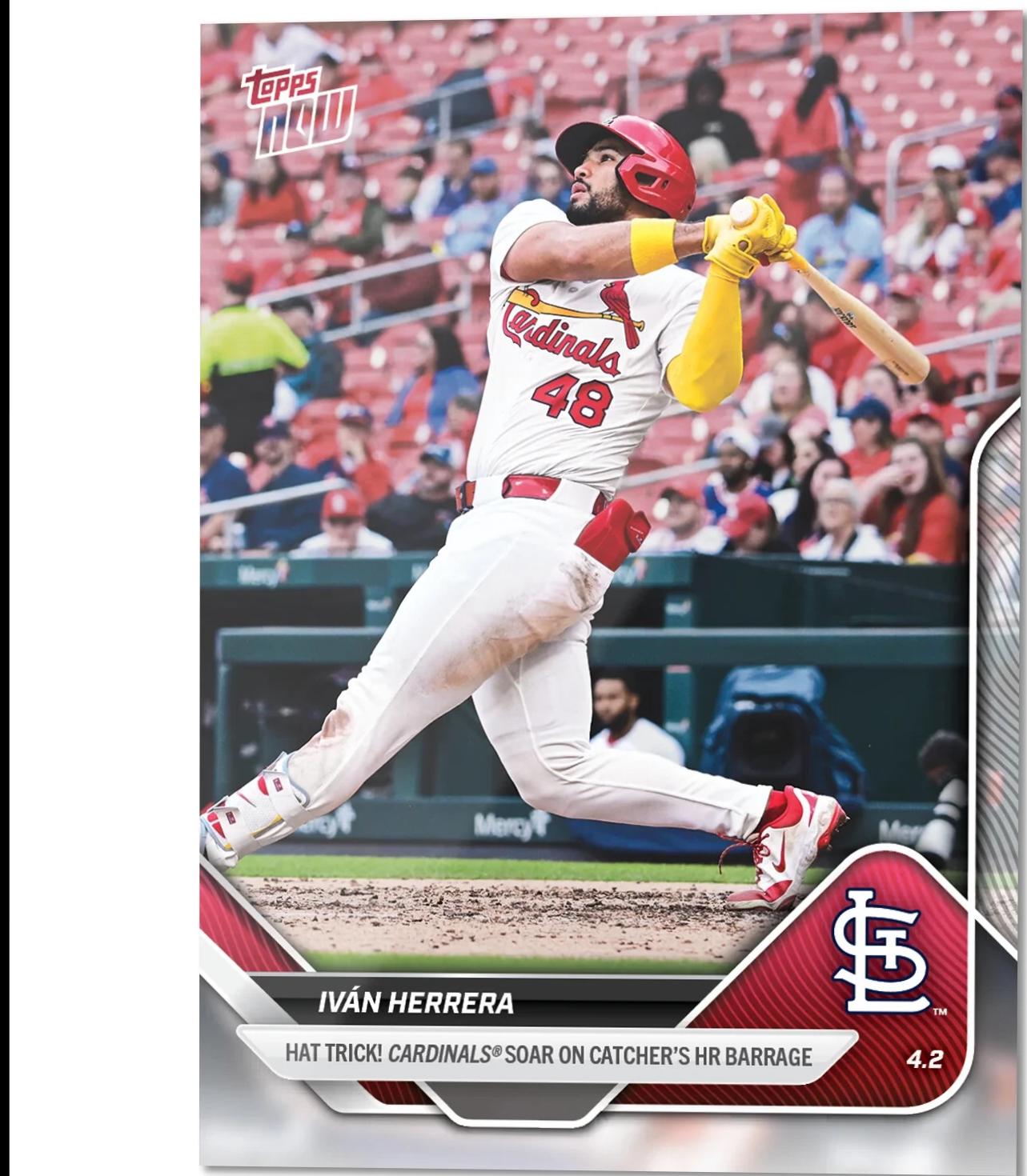 Ivan Herrera #31 2025 Topps Now Baseball