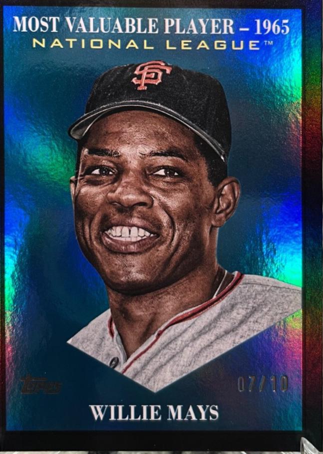 Willie Mays [Black Foil] #MV-34