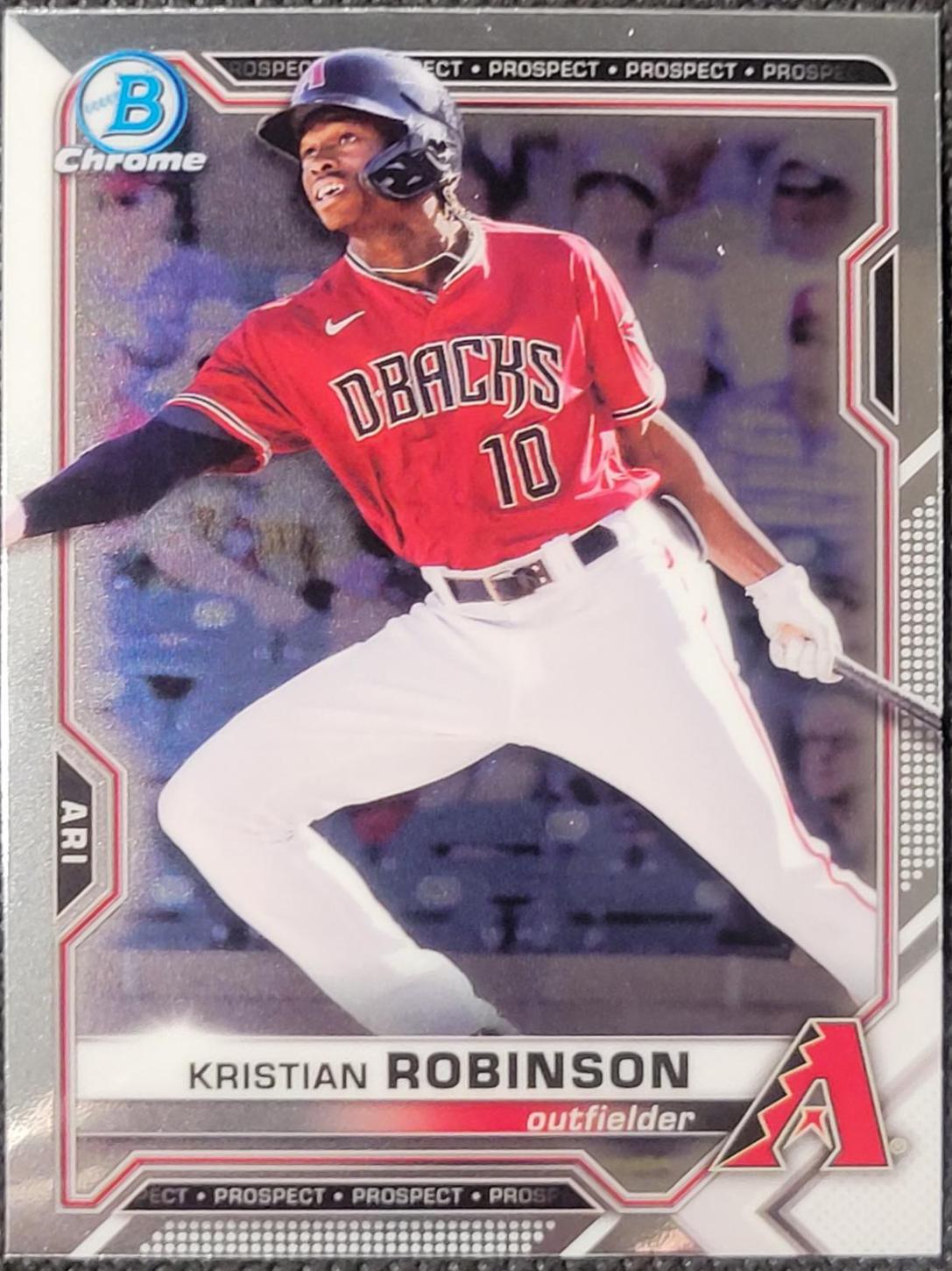 Kristian Robinson #BCP-158 2021 Bowman Chrome Prospects Baseball