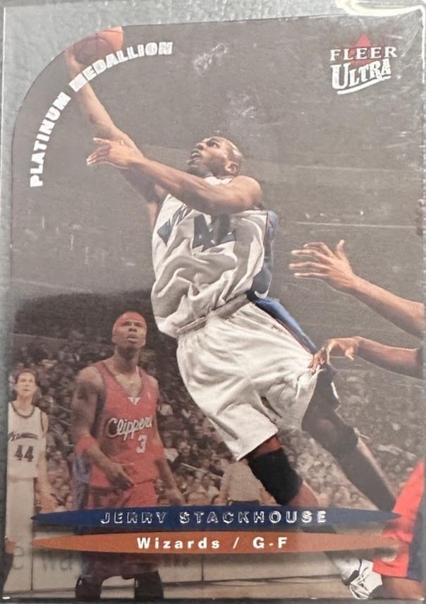 Jerry Stackhouse #108 2003 Ultra Platinum Medallion Basketball