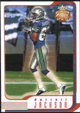 Darrell Jackson #21 2002 Fleer Focus Jersey Edition Football
