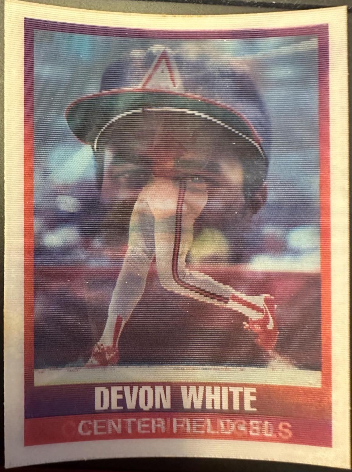 Devon White #16 Baseball Cards 1989 Sportflics