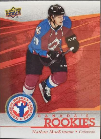 Nathan MacKinnon #1 Hockey Cards 2014 Upper Deck National Hockey Card Day