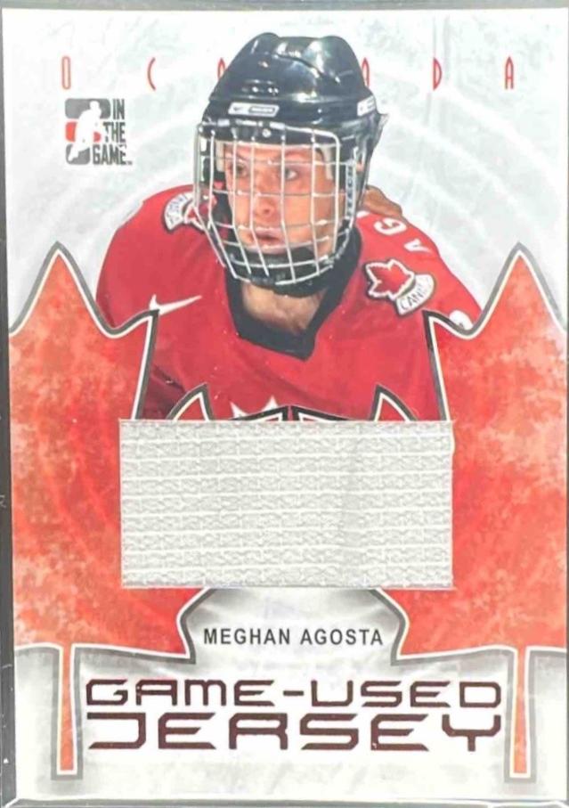 Meghan Agosta #GUJ-39 2007 In The Game O Canada Game Used Jersey Hockey