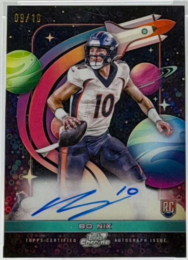 Bo Nix [Black Eclipse Refractor] #FFS-BN