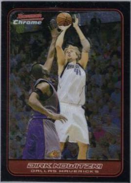 Dirk Nowitzki #87 Basketball Cards 2006 Bowman Chrome