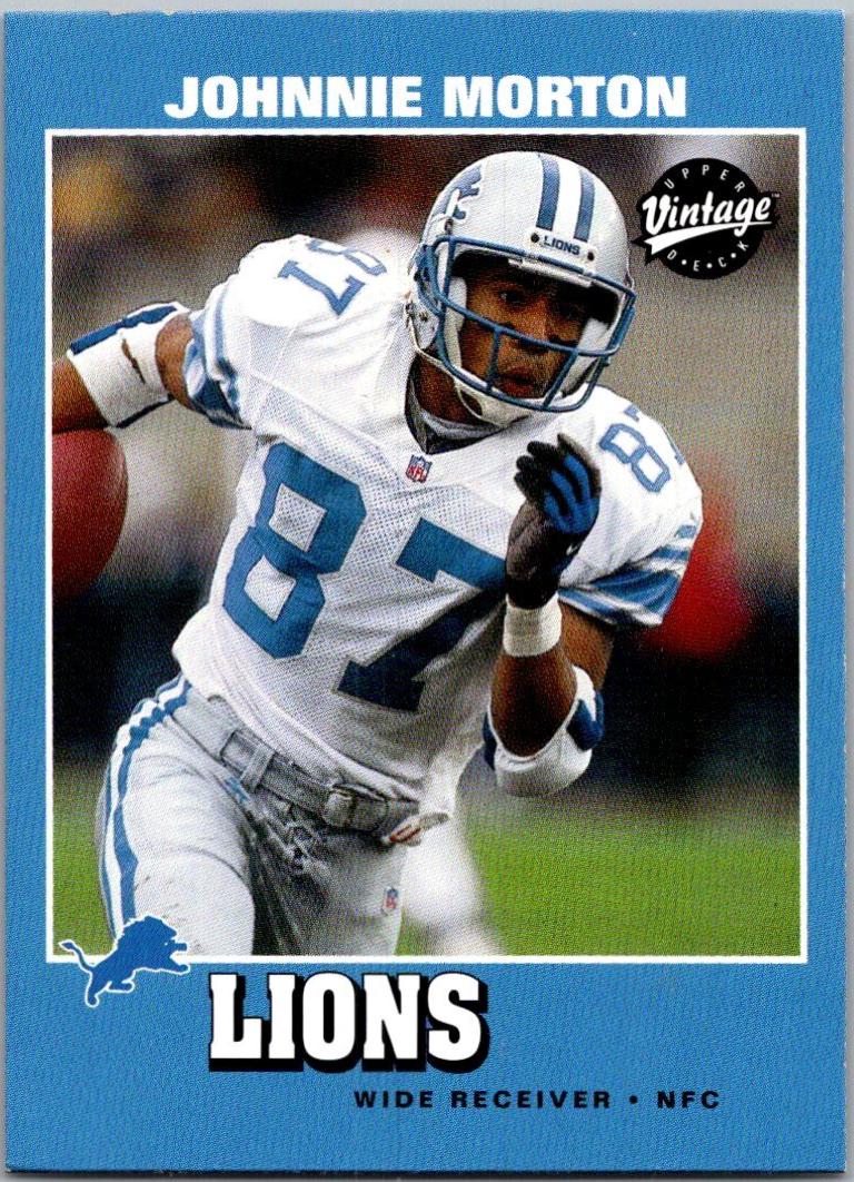 Johnnie Morton #62 2001 Upper Deck Vintage Football