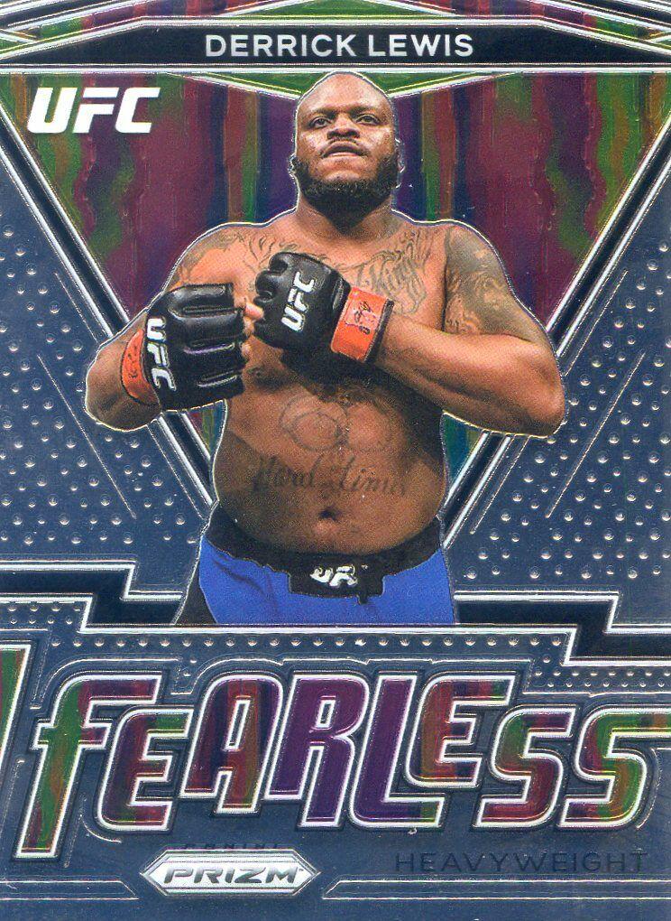 Derrick Lewis #15 Ufc Cards 2021 Panini Prizm UFC Fearless
