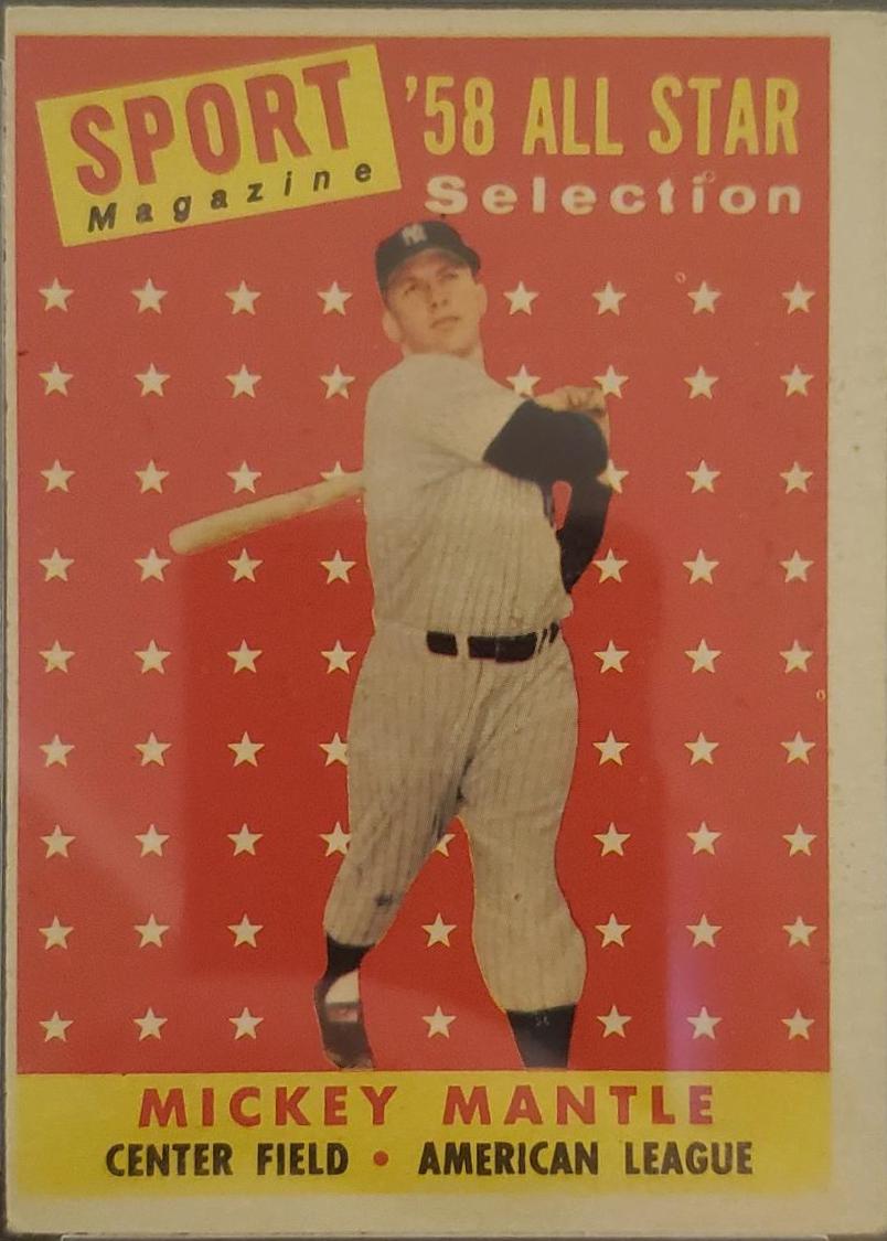 Mickey Mantle #487 Baseball Cards 1958 Topps