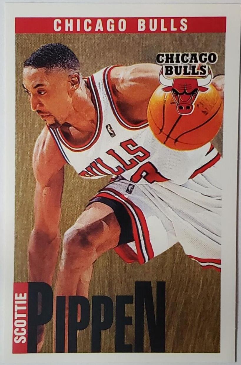 Scottie Pippen #91 1996 Panini Stickers Basketball