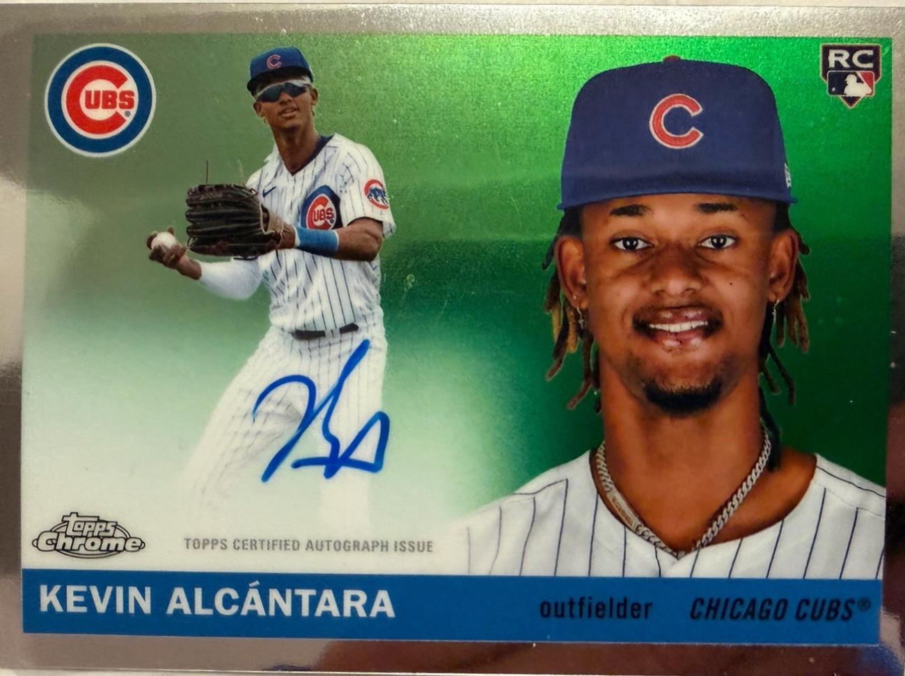 Kevin Alcantara #CPA-KAL 2025 Topps Chrome Platinum Autograph Baseball