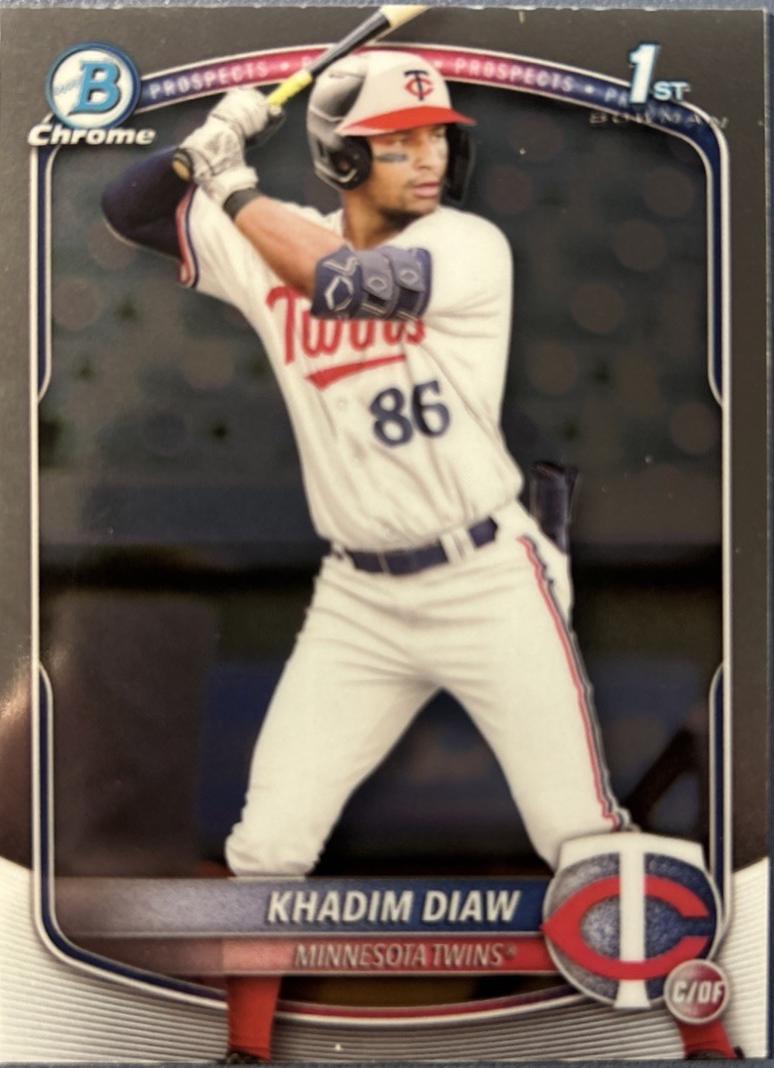 Khadim Diaw #BCP-77 Baseball Cards 2025 Bowman Chrome Prospects