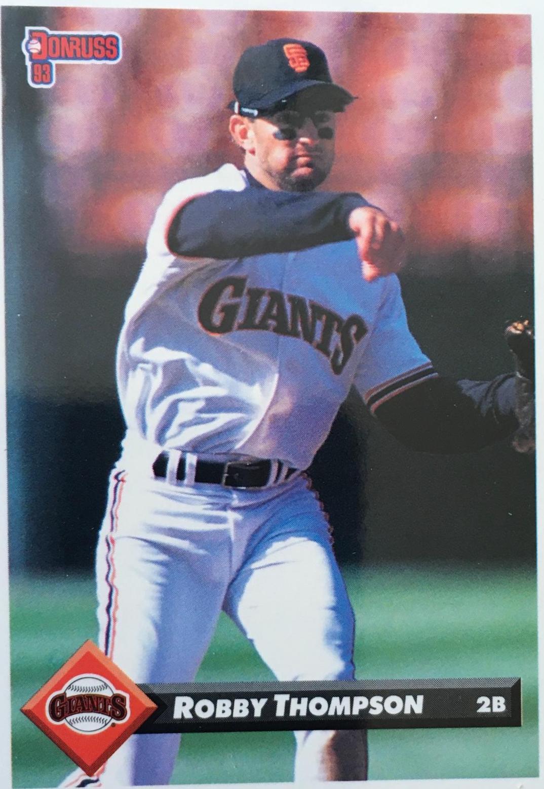 Robby Thompson #524 Baseball Cards 1993 Donruss