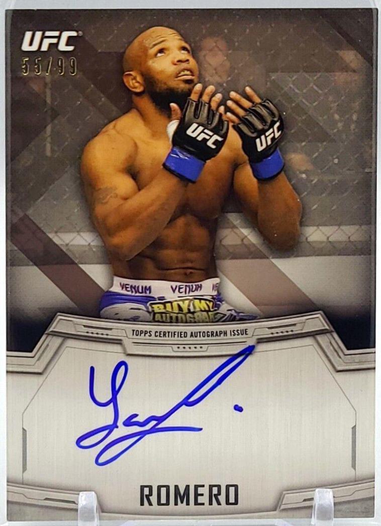 Yoel Romero #KA-YR Ufc Cards 2014 Topps UFC Knockout Autographs