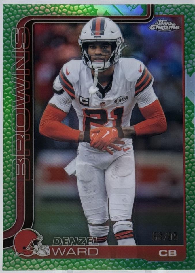 Denzel Ward [Leather Green] #74