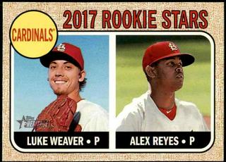 Cardinals 2017 Rookie Stars: Luke Weaver / Alex Reyes