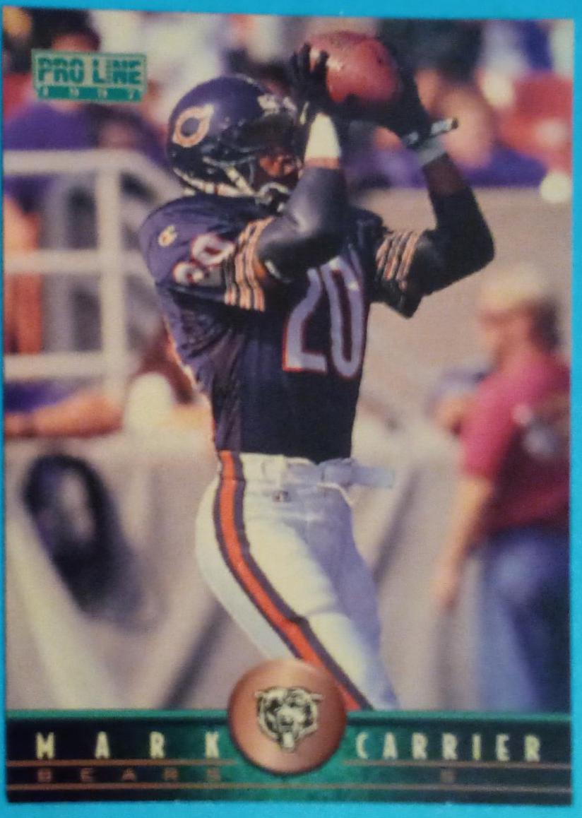 Mark Carrier #47 Football Cards 1997 Pro Line