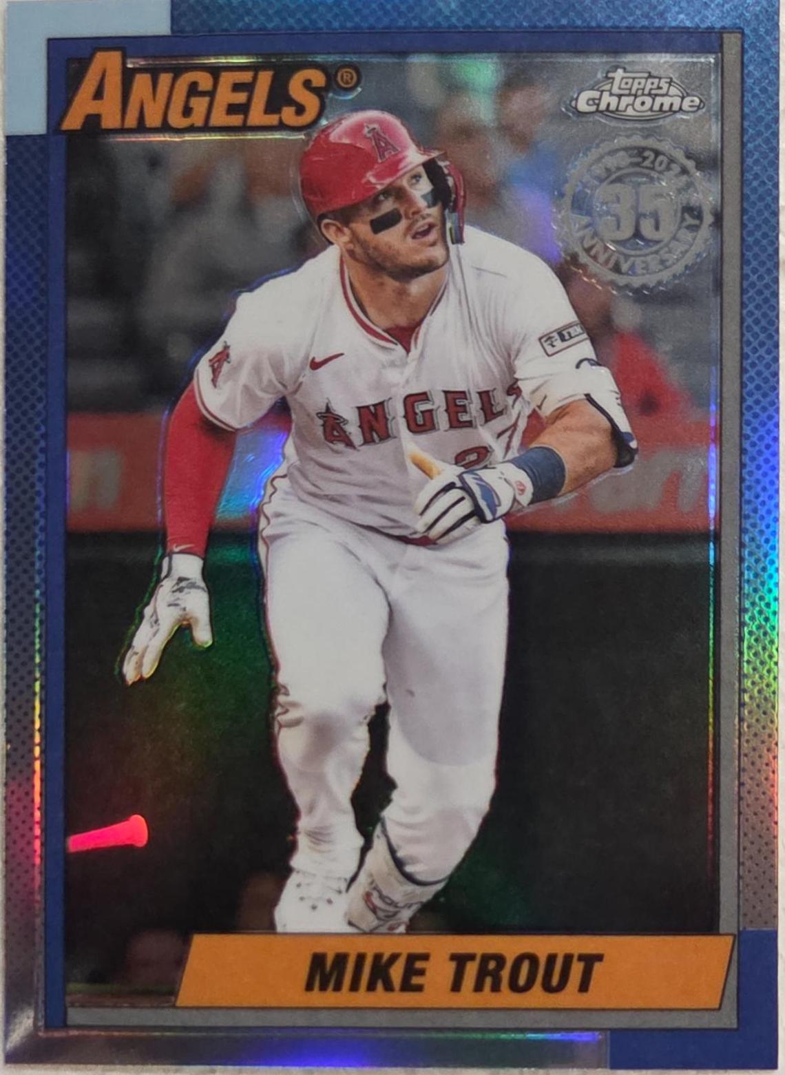 Mike Trout #90CU-1 Prices | 2025 Topps Chrome Update 1990