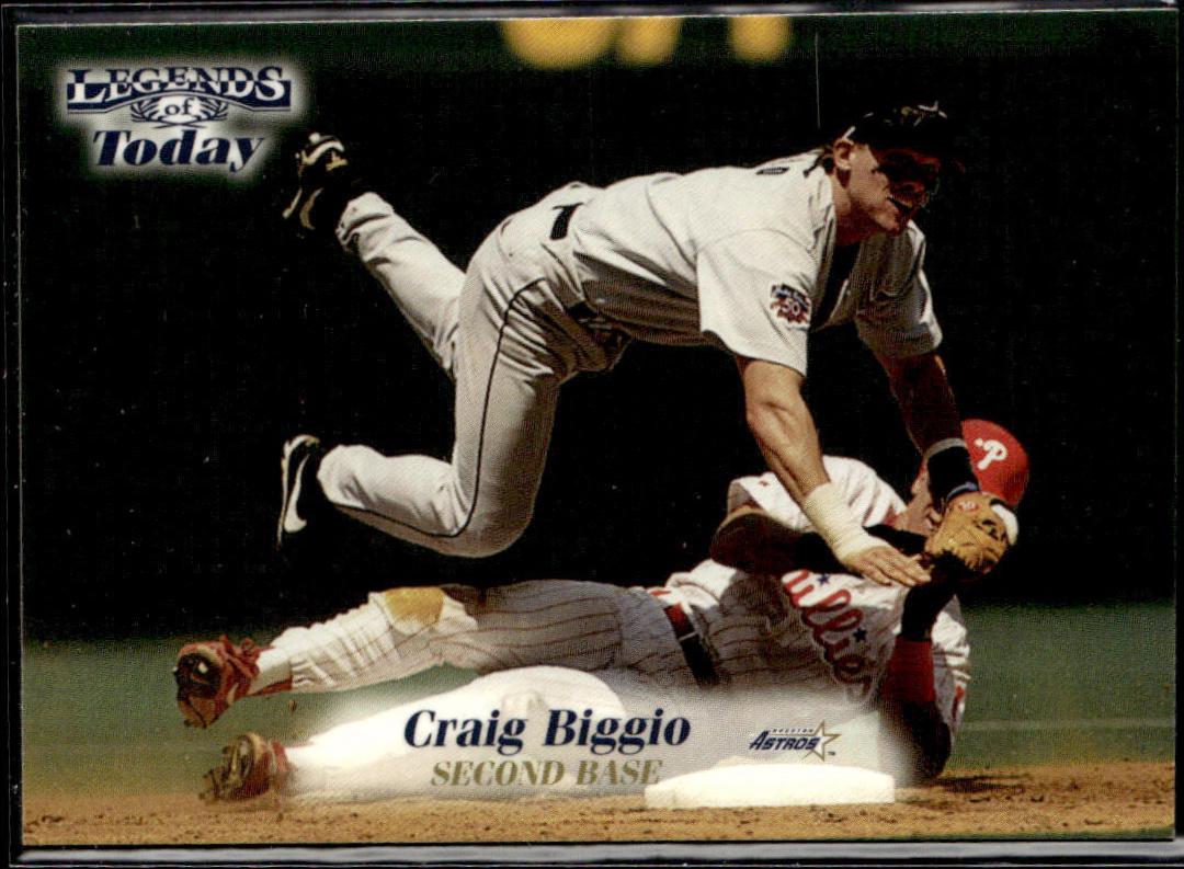 Craig Biggio #62 Baseball Cards 1998 Sports Illustrated Then & Now