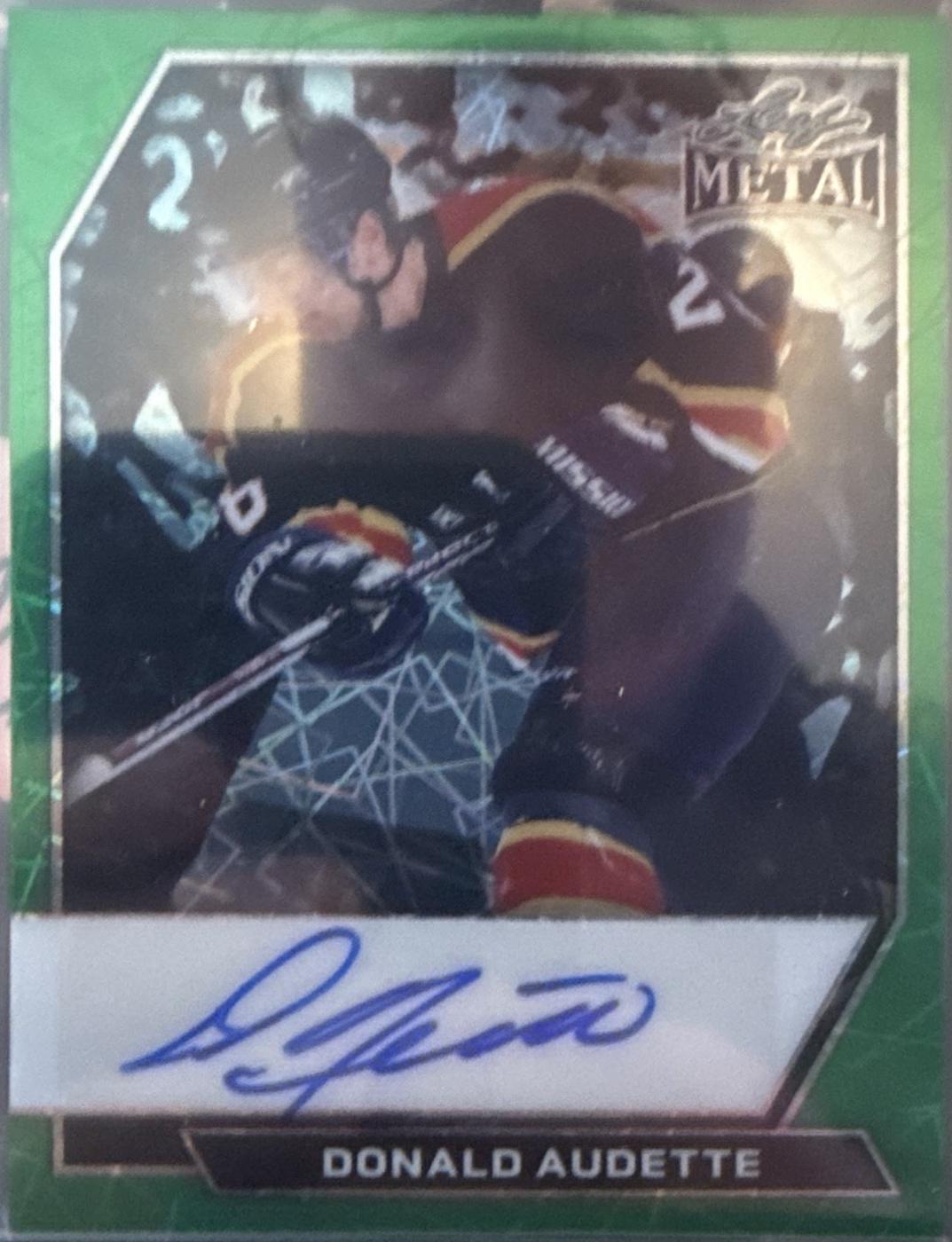 Donald Audette #BA-DA1 2026 Leaf Metal Autograph Hockey