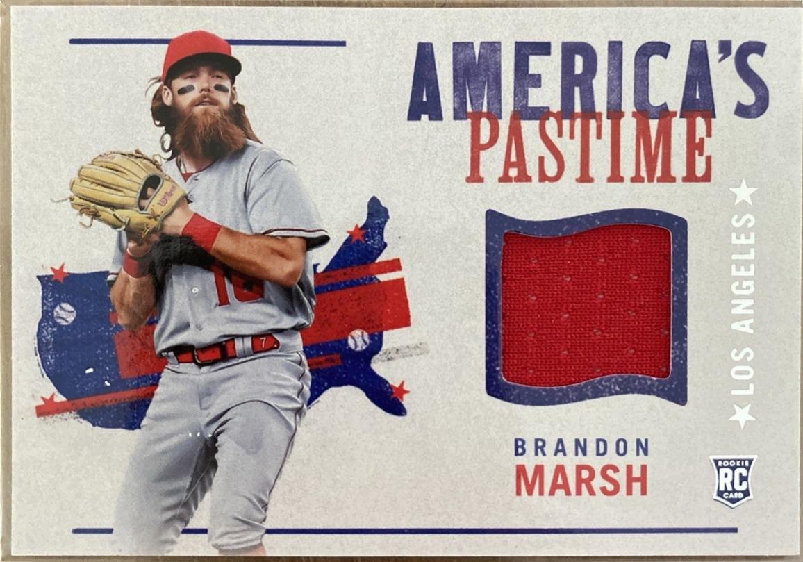 Brandon Marsh #APS-BM Baseball Cards 2022 Panini Chronicles America's Pastime Swatches