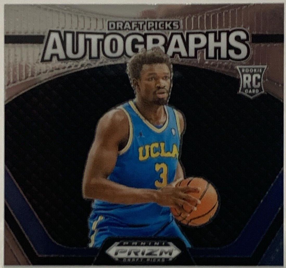Adem Bona #DPA-ABN Basketball Cards 2024 Prizm Draft Picks Autograph