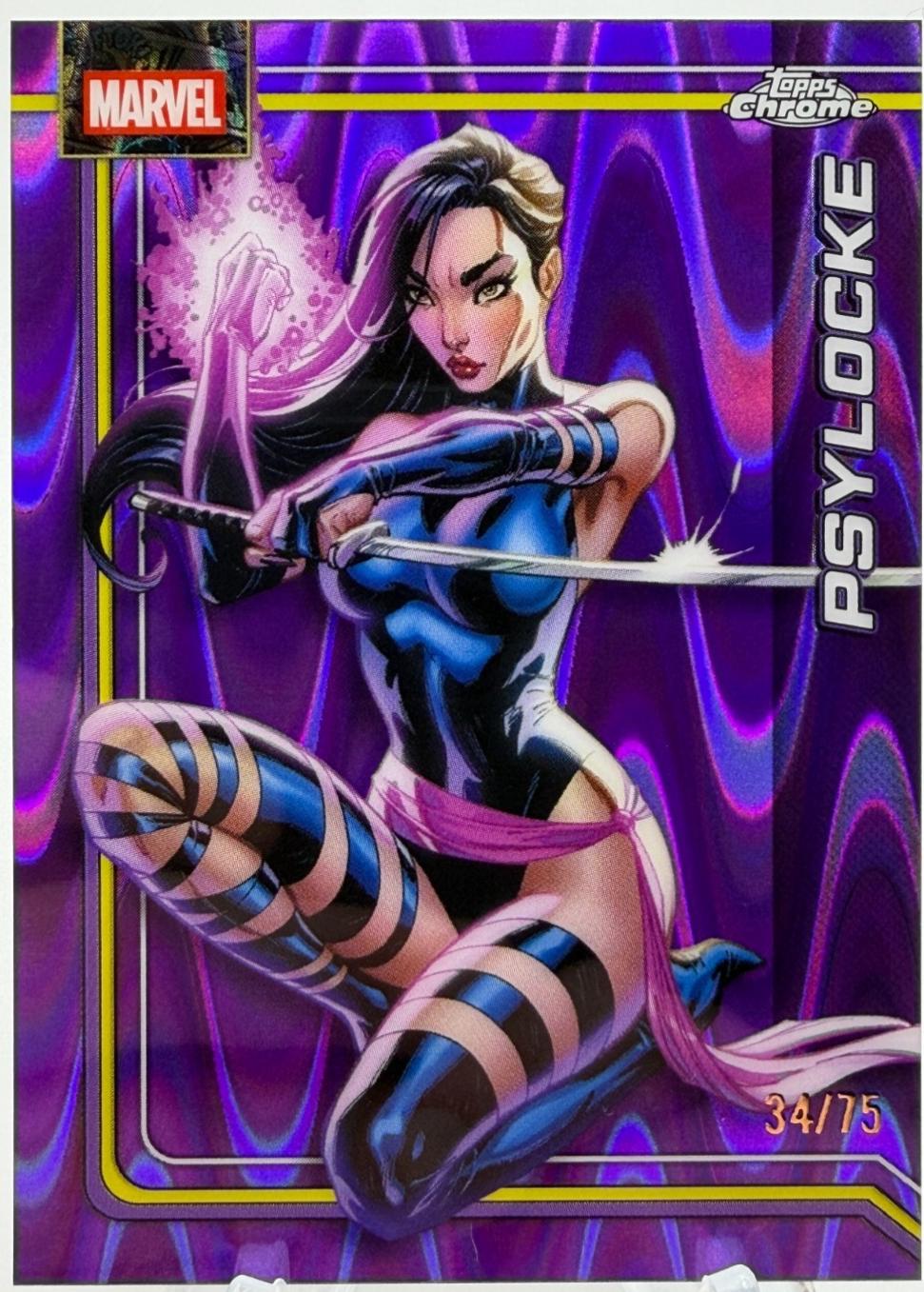 Psylocke Purple RayWave Refractor