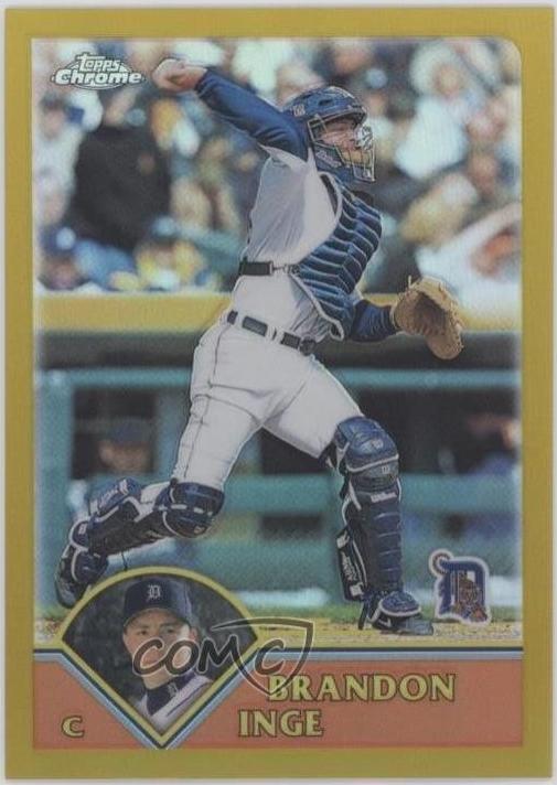 Brandon Inge [Gold Refractor] #127