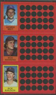 George Brett, Rick Burleson, Rick Manning