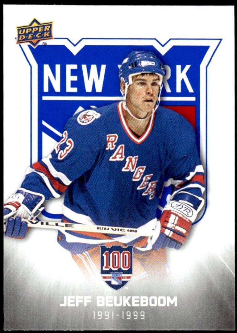 Jeff Beukeboom #42 2025-26 Upper Deck New York Rangers Centennial Hockey