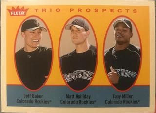 J. Baker, M. Holliday, T. Miller