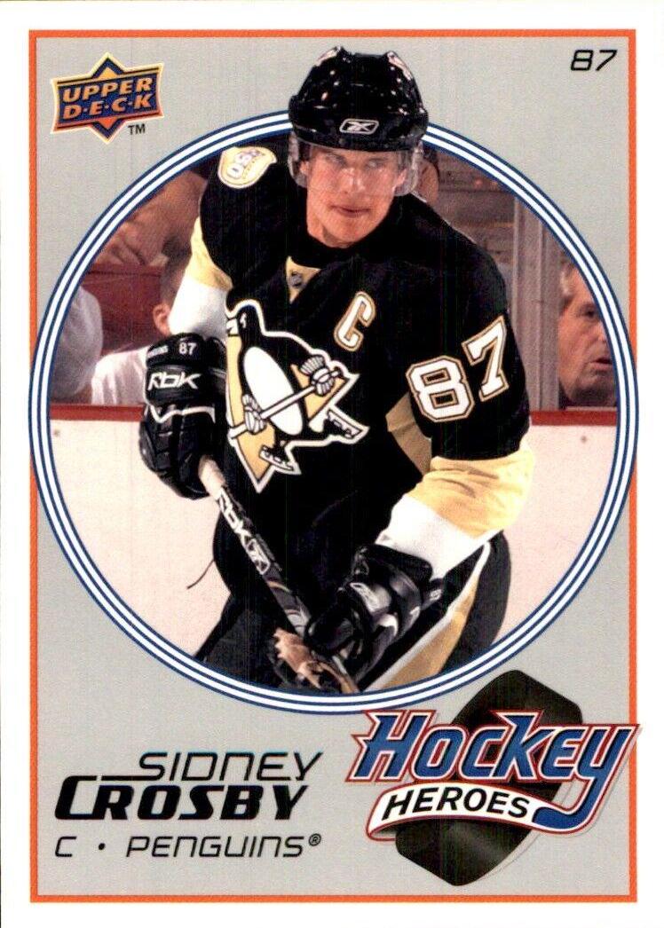 Sidney Crosby #HH4 Hockey Cards 2008 Upper Deck Hockey Heroes