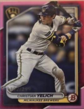 Christian Yelich [Fuchsia] #34