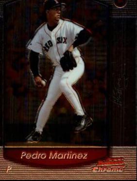 Pedro Martinez #30 Baseball Cards 2000 Bowman Chrome