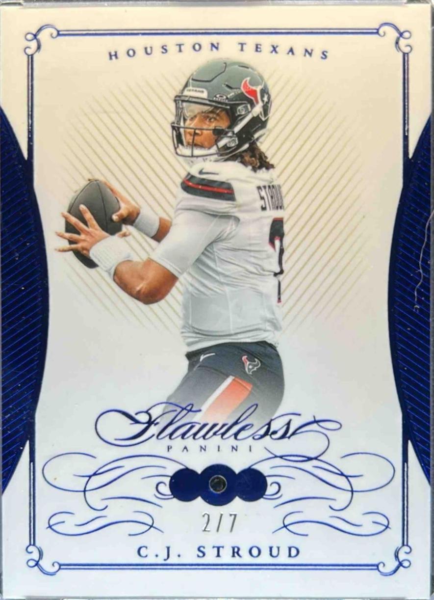 C.J. Stroud #2 2024 Panini Flawless Football Anniversary