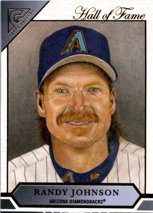 Randy Johnson #HOFG-11 Baseball Cards 2020 Topps Gallery Hall of Fame