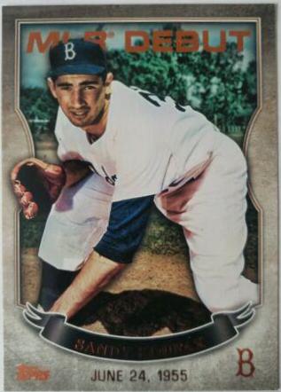 Sandy Koufax #MLBD-18 Baseball Cards 2016 Topps MLB Debut