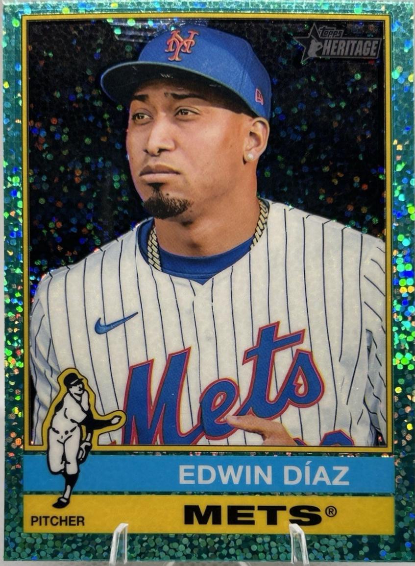 Edwin Diaz #243 2025 Topps Heritage Baseball
