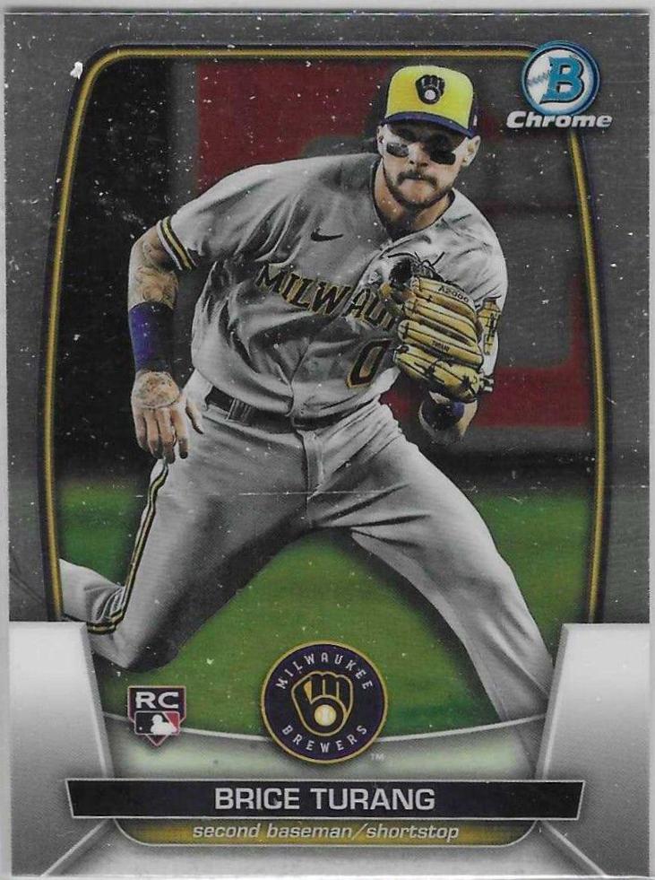 Brice Turang #42 Baseball Cards 2023 Bowman Chrome