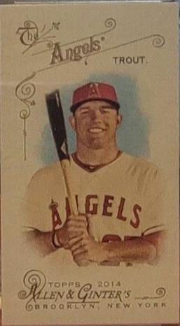 Mike Trout [Mini Red Border] #101