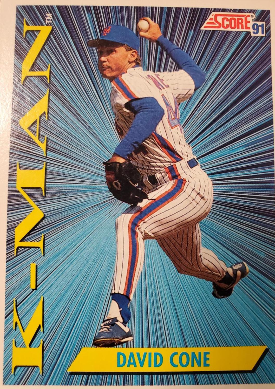 David Cone #409 Baseball Cards 1991 Score