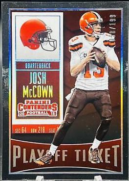 Josh McCown [Playoff Ticket] #54